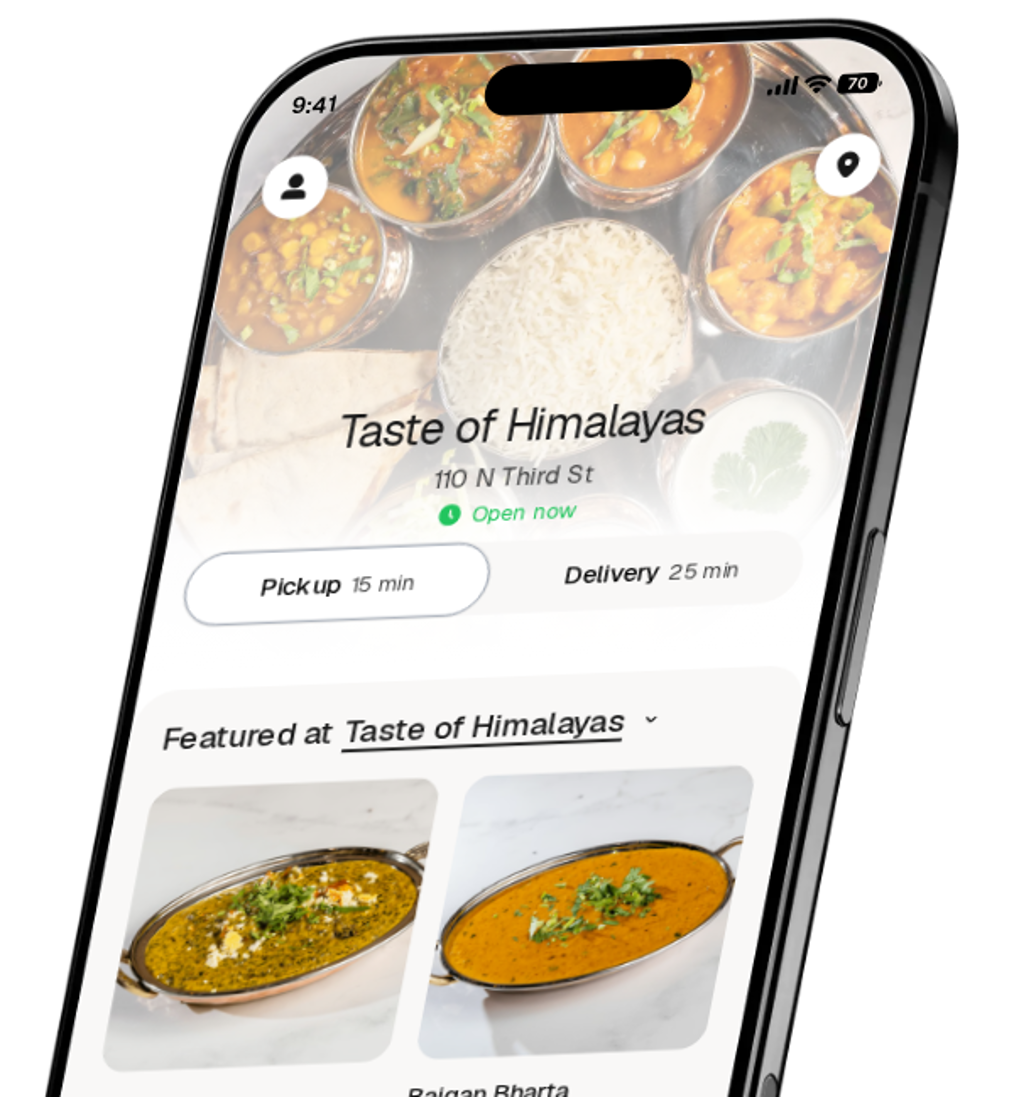 Taste of Himalayas app preview