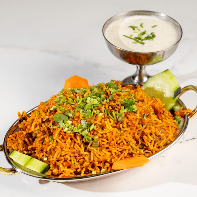 Delicious Lamb Biryani Awaits